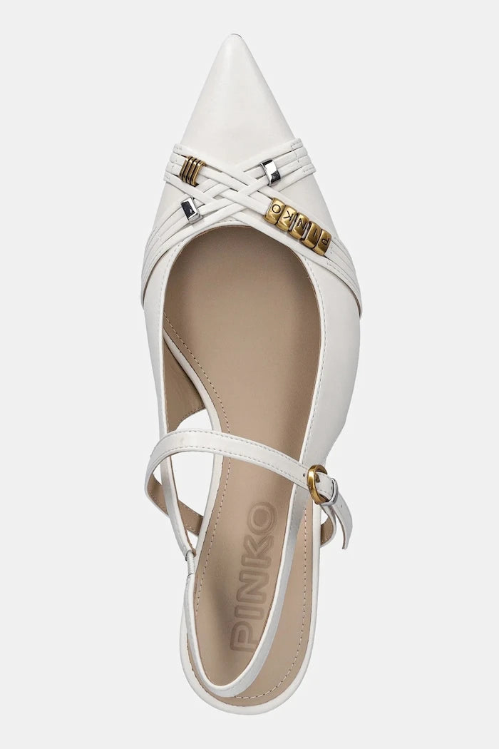 Кожени обувки с тънък ток Pinko Gloria 18