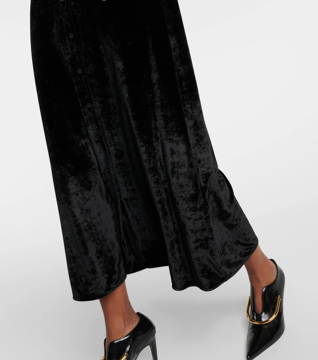 Jil Sander - Velvet shirt dress