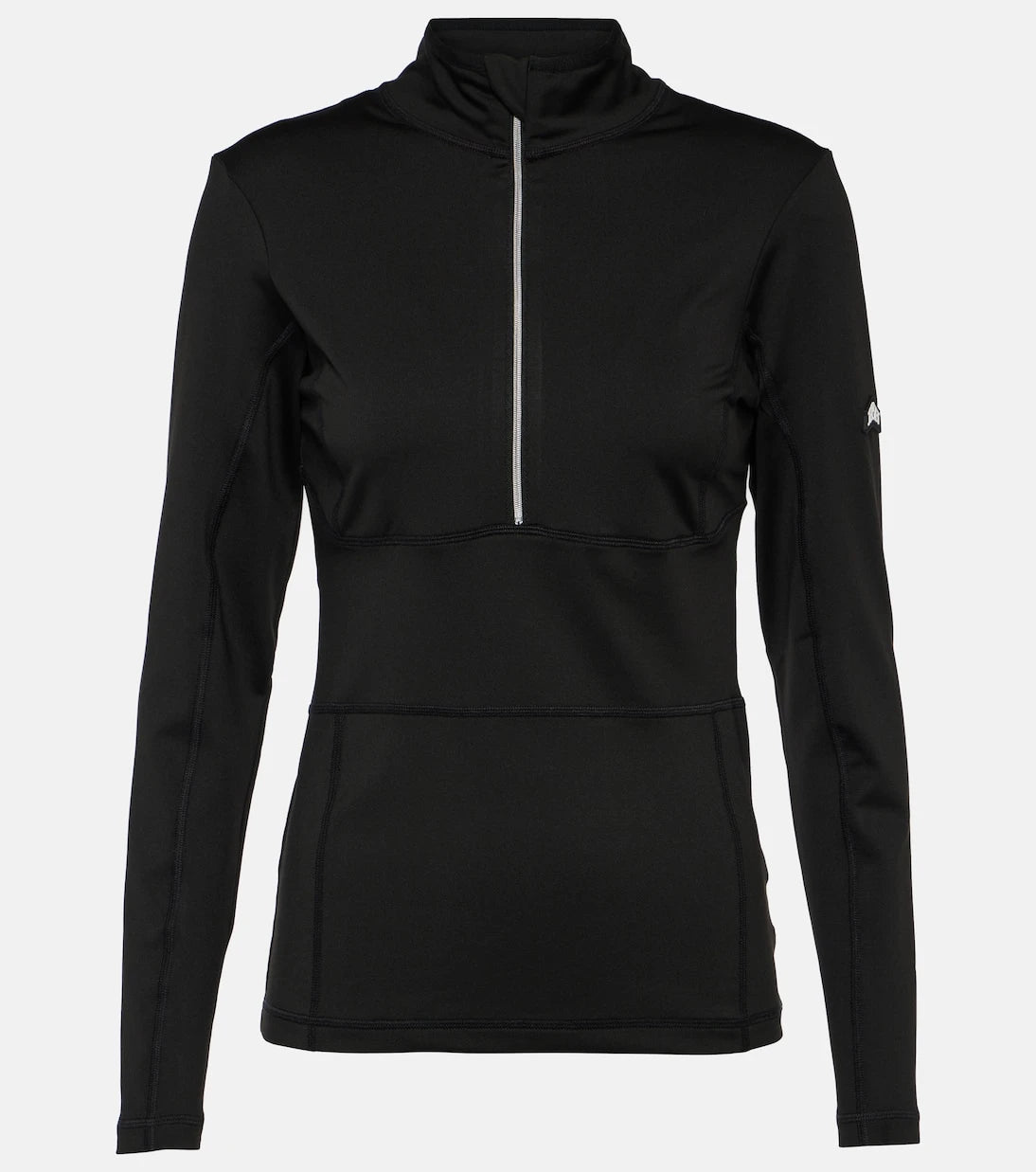 Jet Set - Ginger Halfzip slim top