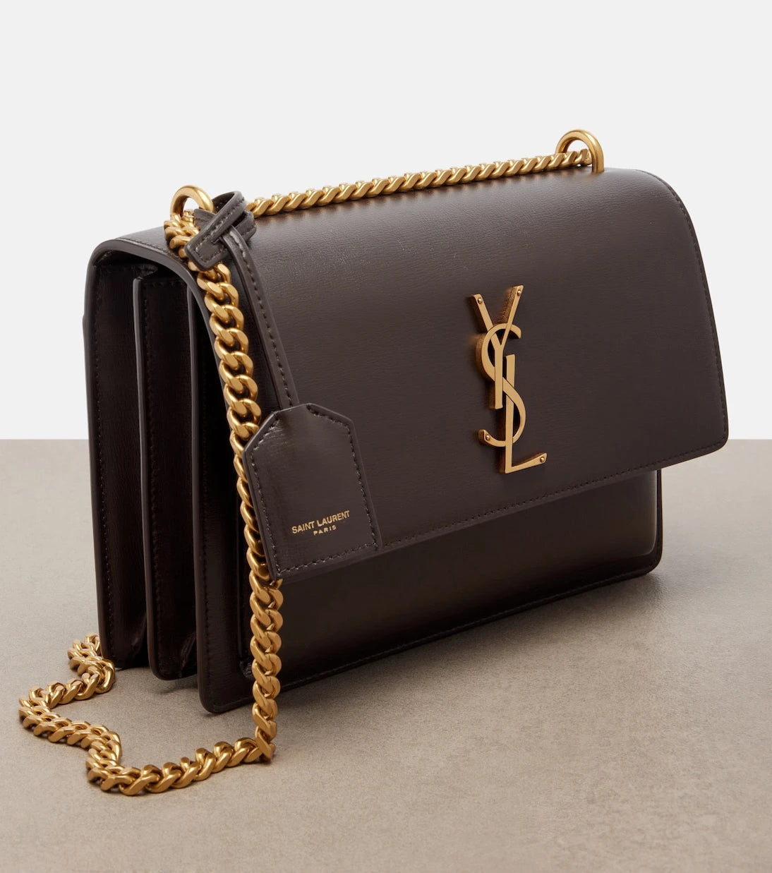 Saint Laurent - Cassandre leather shoulder bag
