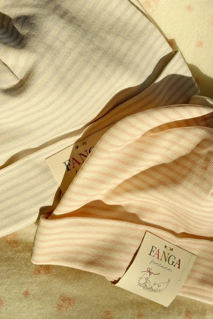 Bebek Pamuklu Şapka Fanga Fontana FIO STRIPE 2 PACK BEANIE OCS (2 Adet)