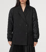 AllSaints Black Lorna Bomber Blazer