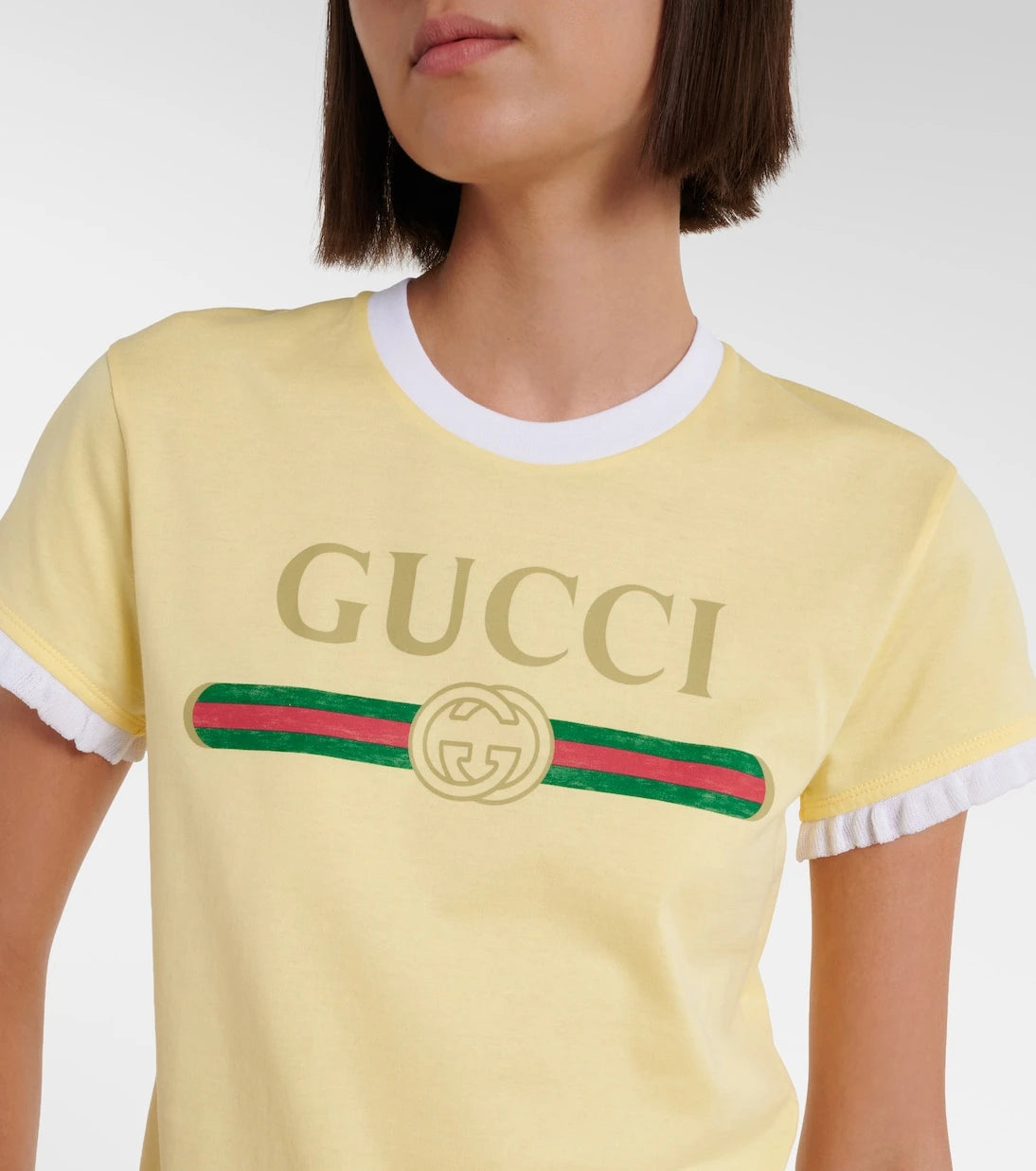 Gucci - Logo cotton jersey T-shirt