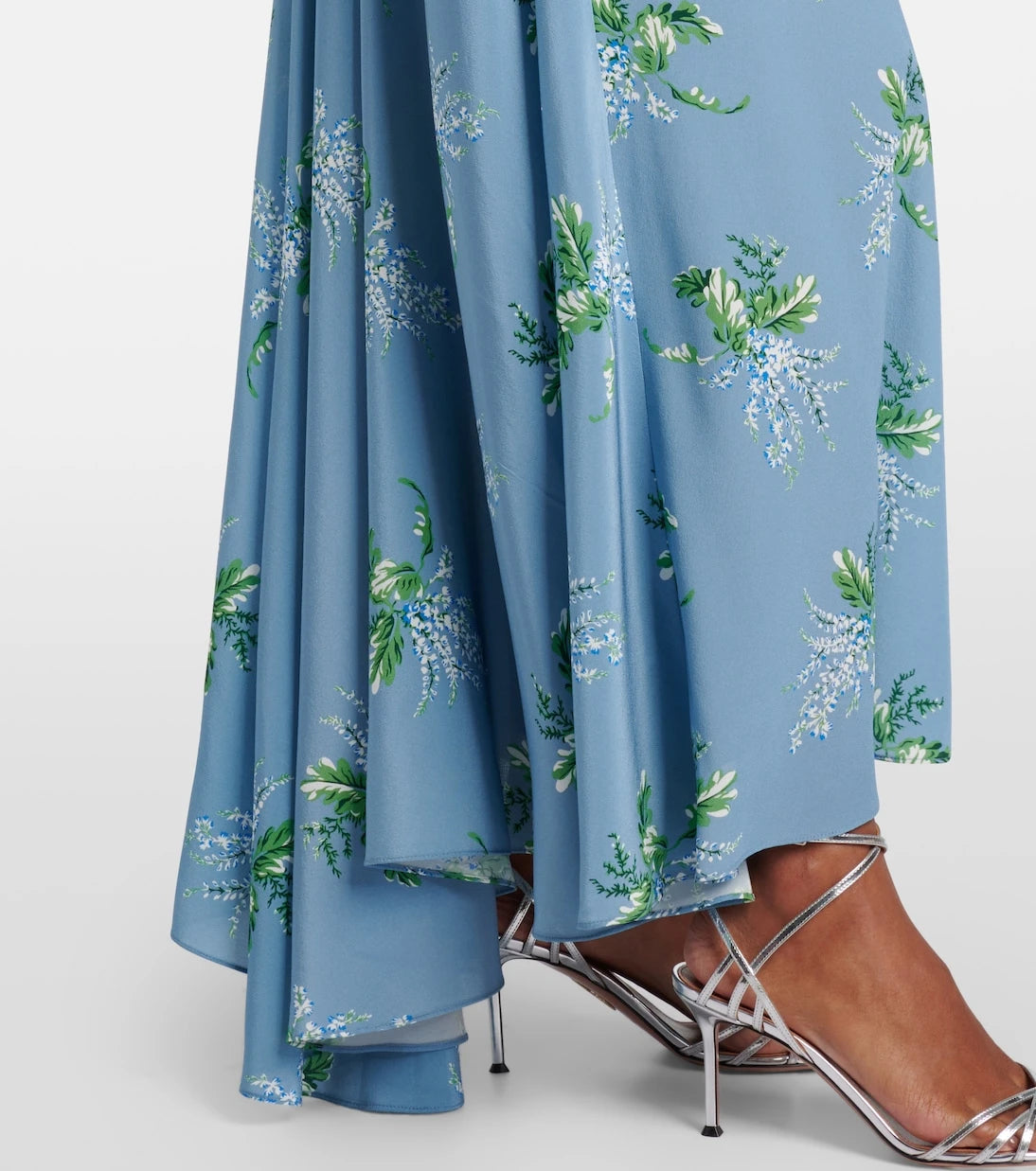 Rodarte - Floral silk cocktail dress