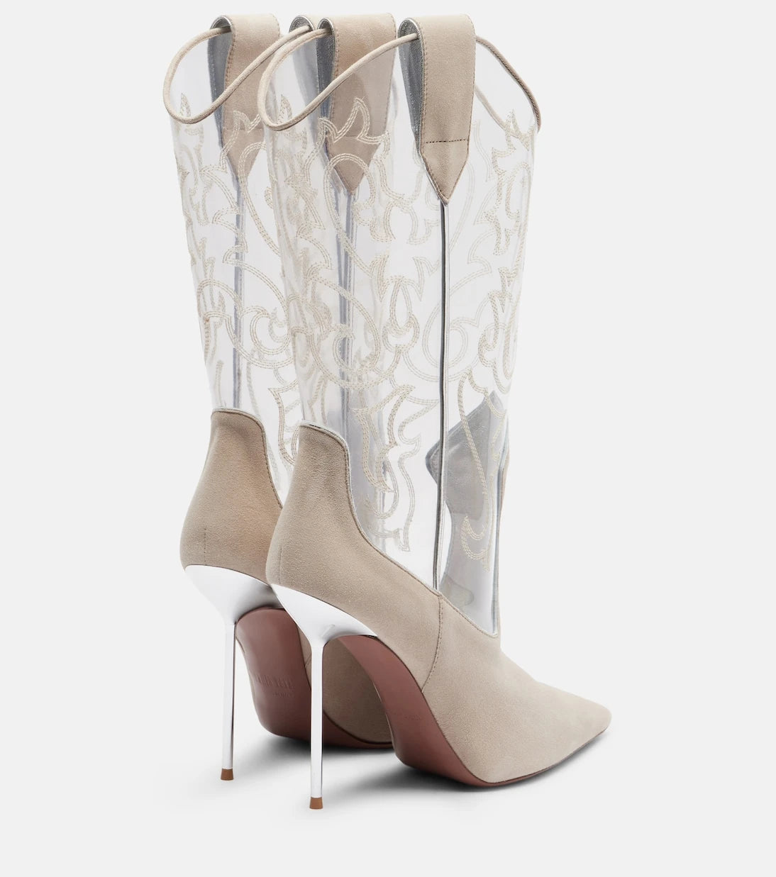 Paris Texas - Lidia 105 suede and PVC cowboy boots