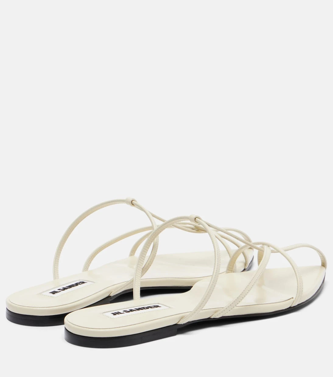 Jil Sander - Cage leather sandals