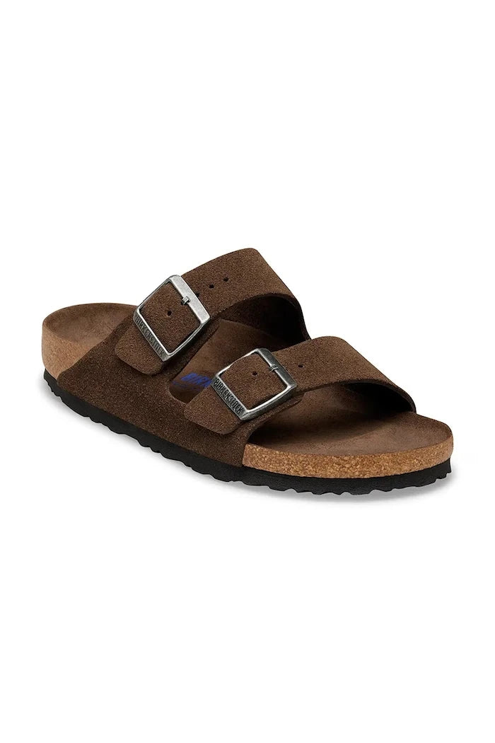 Birkenstock чехли от велур Arizona SFB LEVE