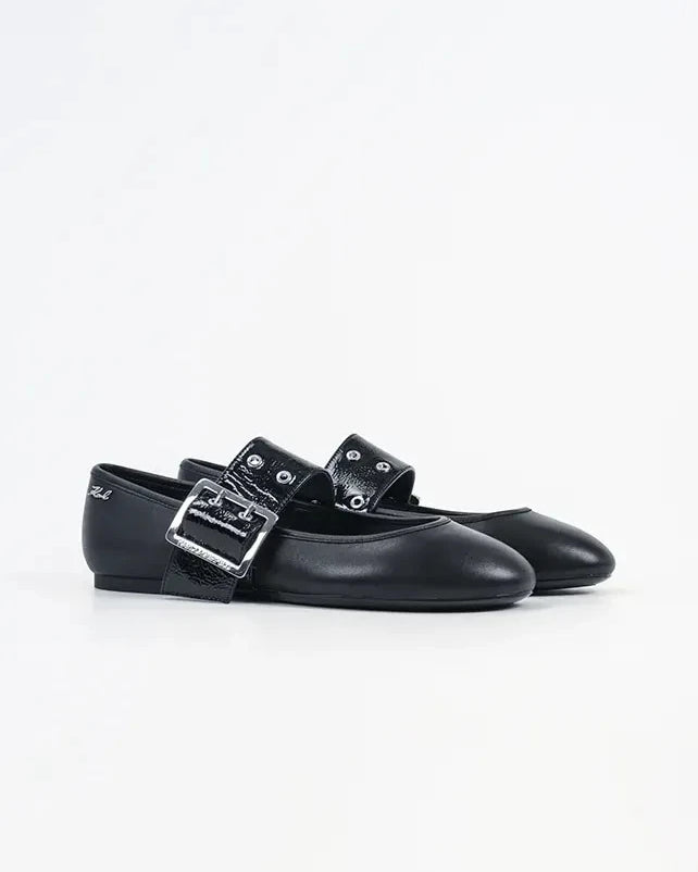 Karl Lagerfeld KARO Deri Babetler