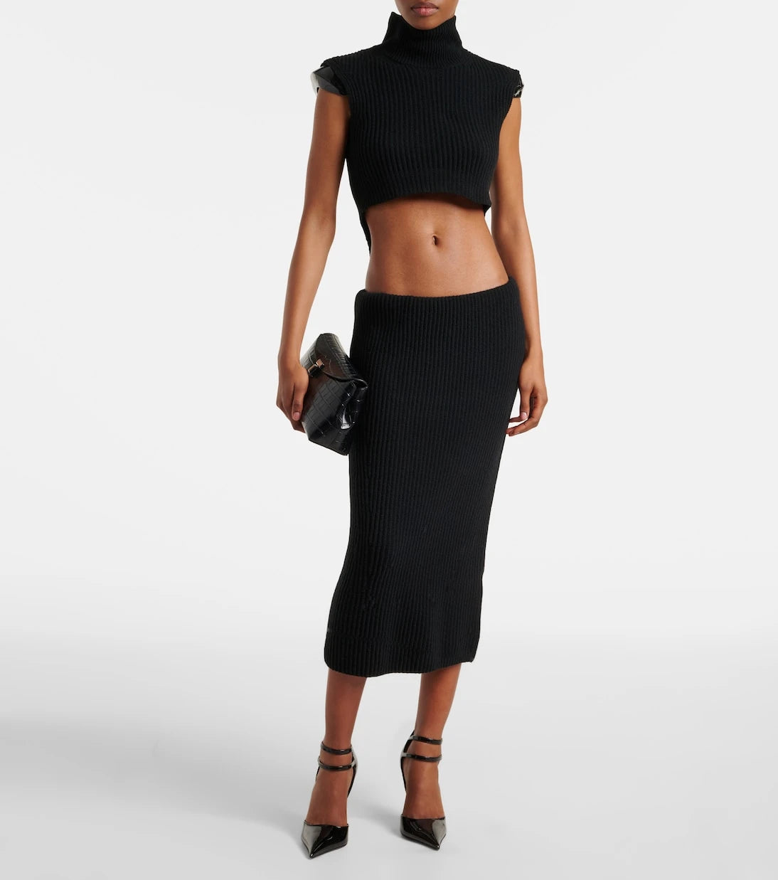 Sportmax - Arabba wool and cashmere midi dress