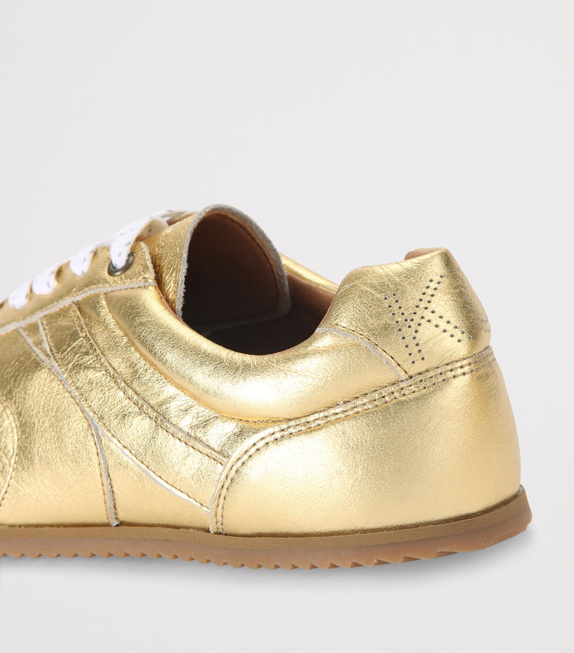 Metallic Leather Eldon Sneakers
