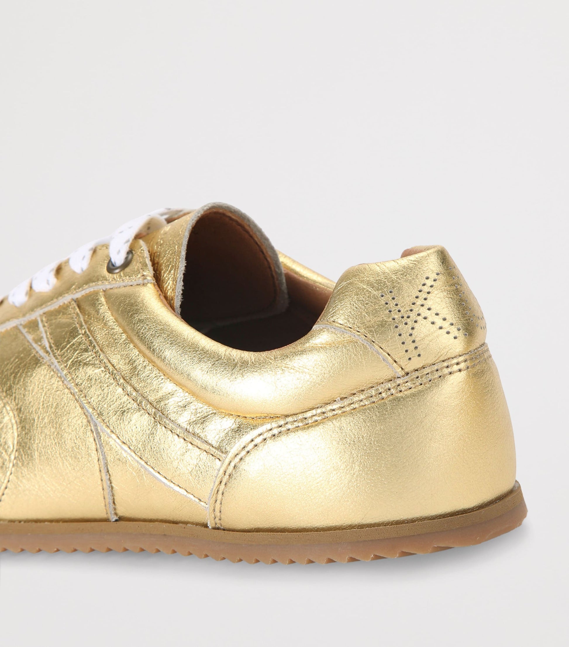 Metallic Leather Eldon Sneakers