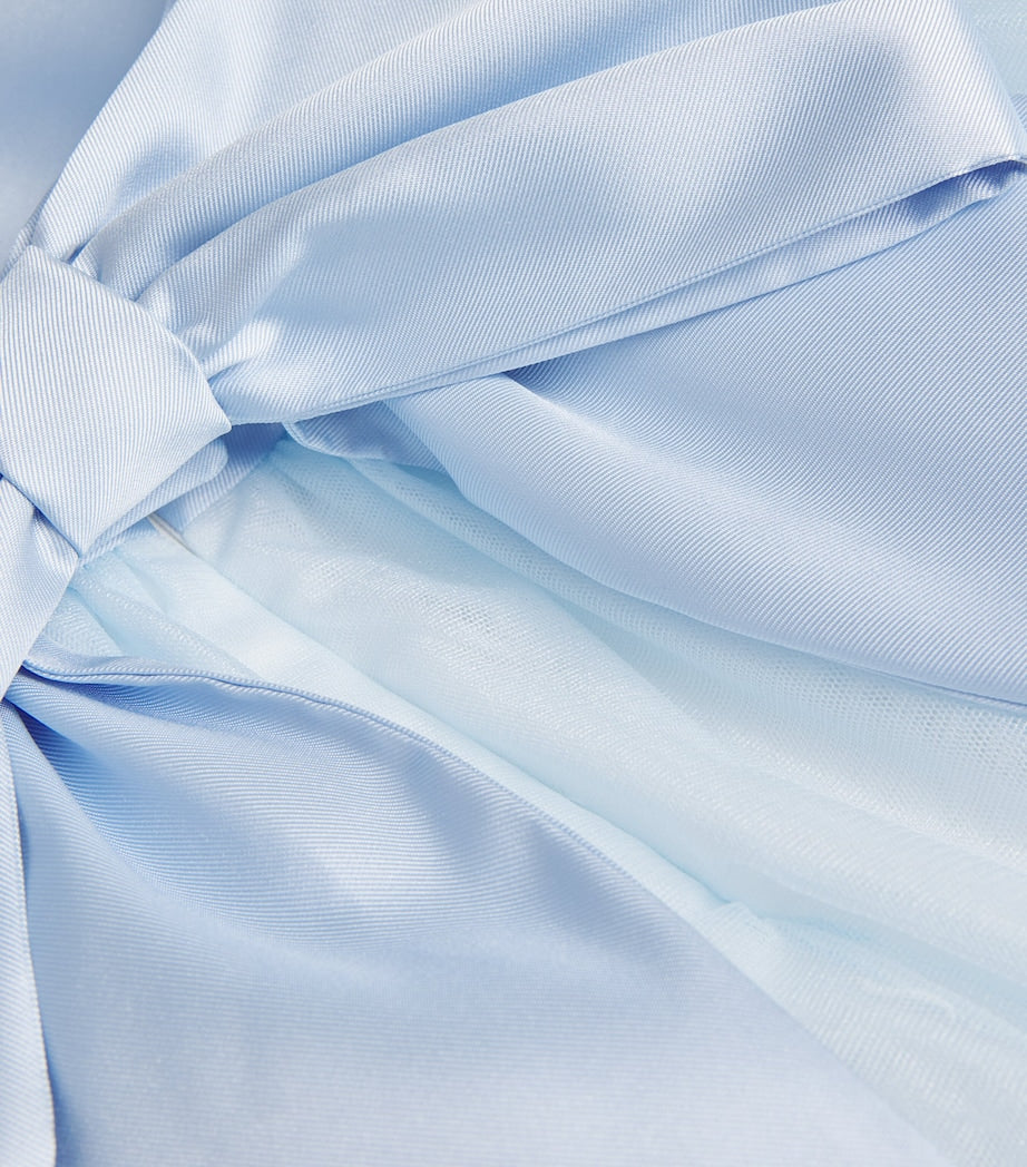 Bimbalo Blue Tulle Floral-Detail Dress (2-14 Years)