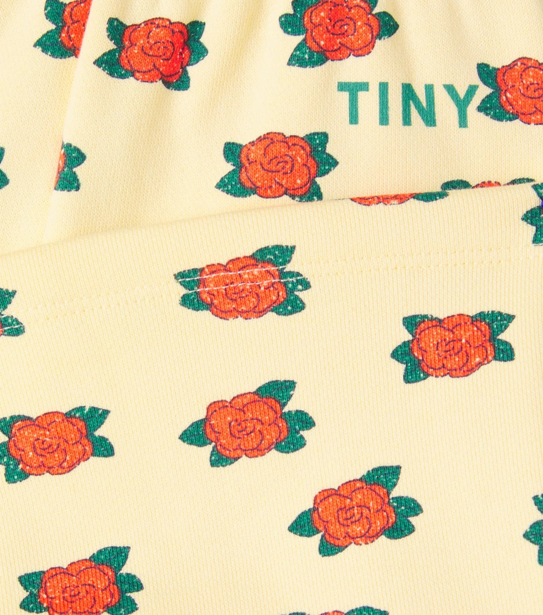 Tinycottons - بنطال رياضي للأطفال من القطن الفلوري