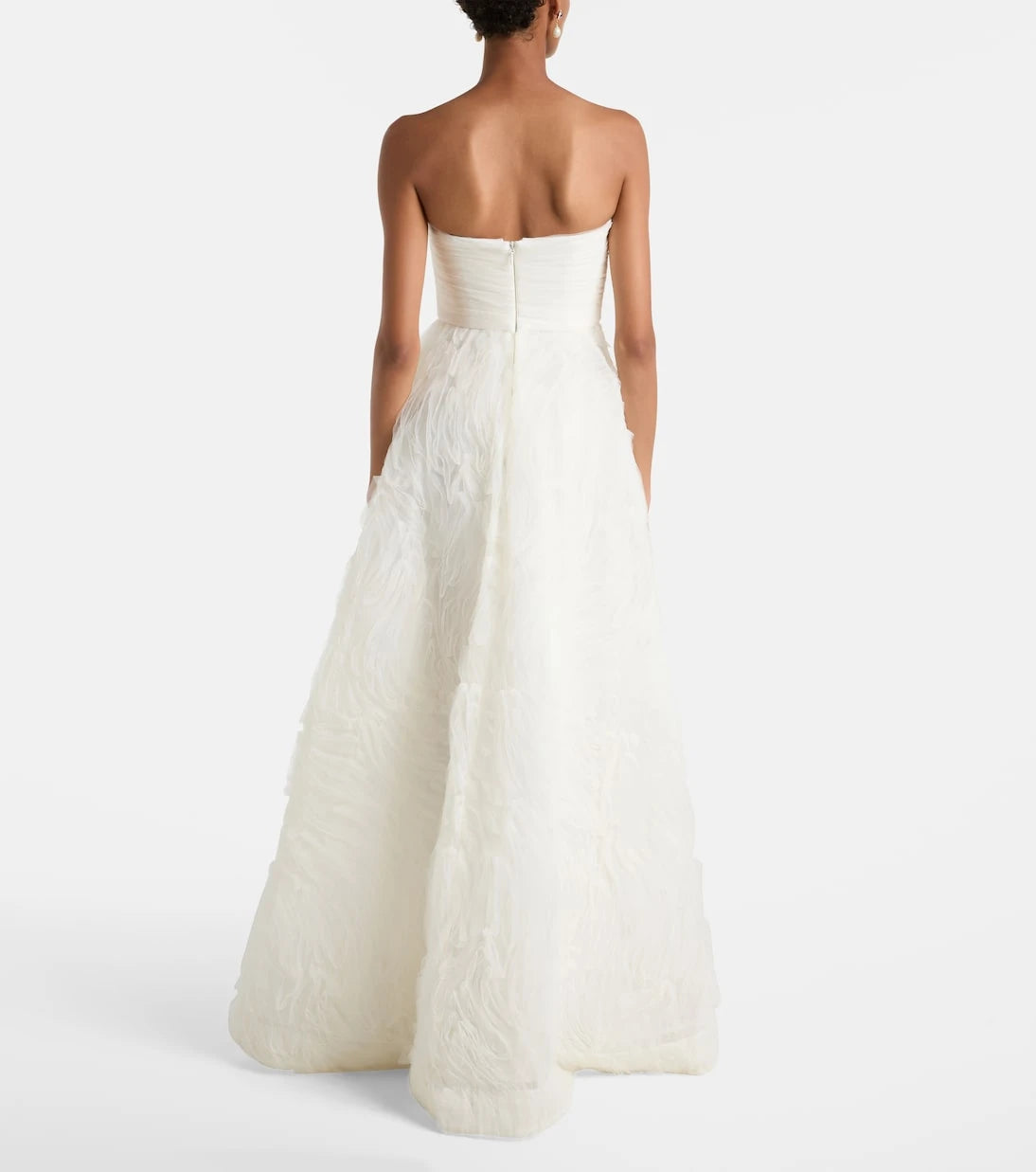 Rebecca Vallance - Bridal Willow ruffled mesh bustier gown