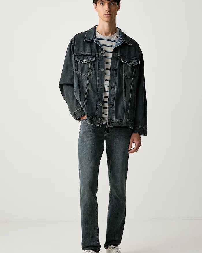 Levi's erkek pamuklu kot ceket RELAXED FIT