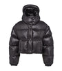 Prada Black Crop Re-Nylon Puffer Jacket