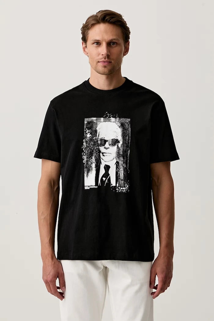 Karl Lagerfeld Jeans erkek pamuklu tişört