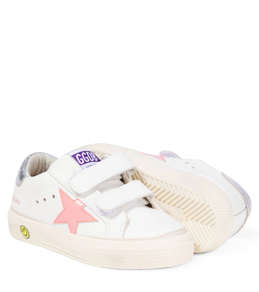 Golden Goose Kids - May School leather sneakers