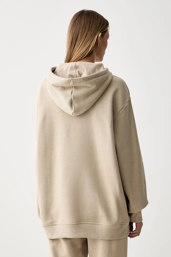 adidas Originals kapüşonlu kadın pamuklu sweatshirt