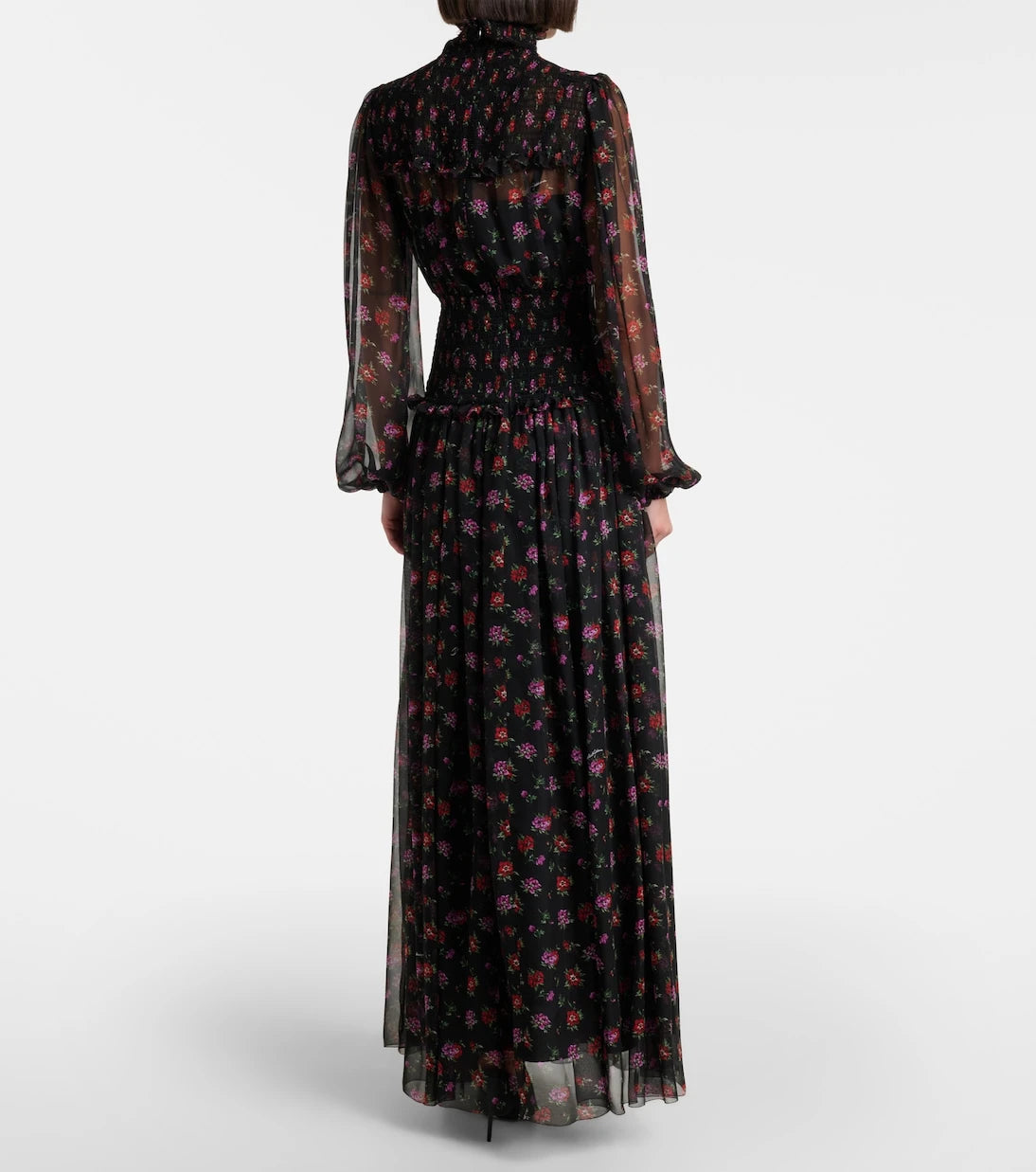 Dolce&Gabbana - Floral silk chiffon maxi dress