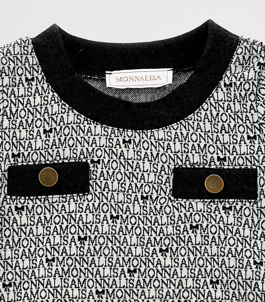 Knitted Monogram Top and Skirt Set (2-12 Years)