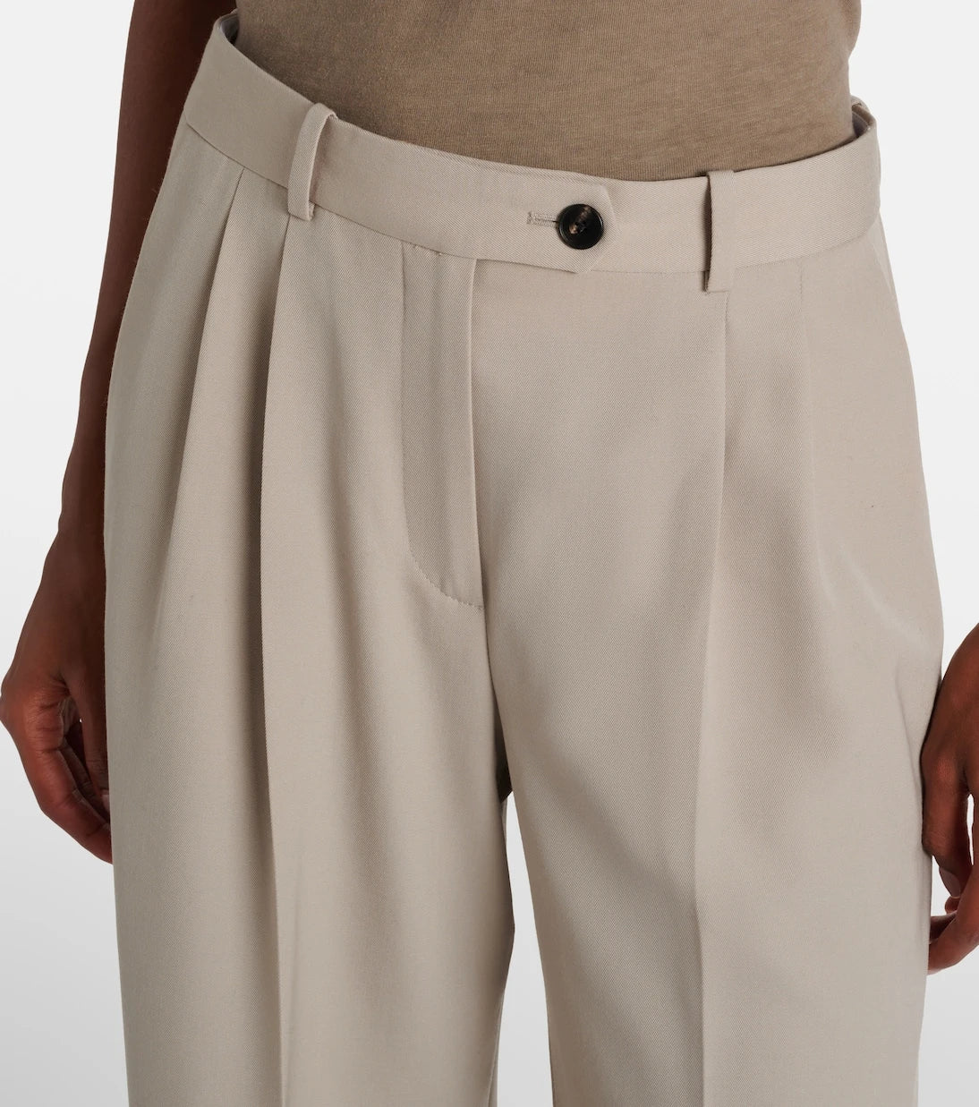 The Row - Virgil wool gabardine straight pants