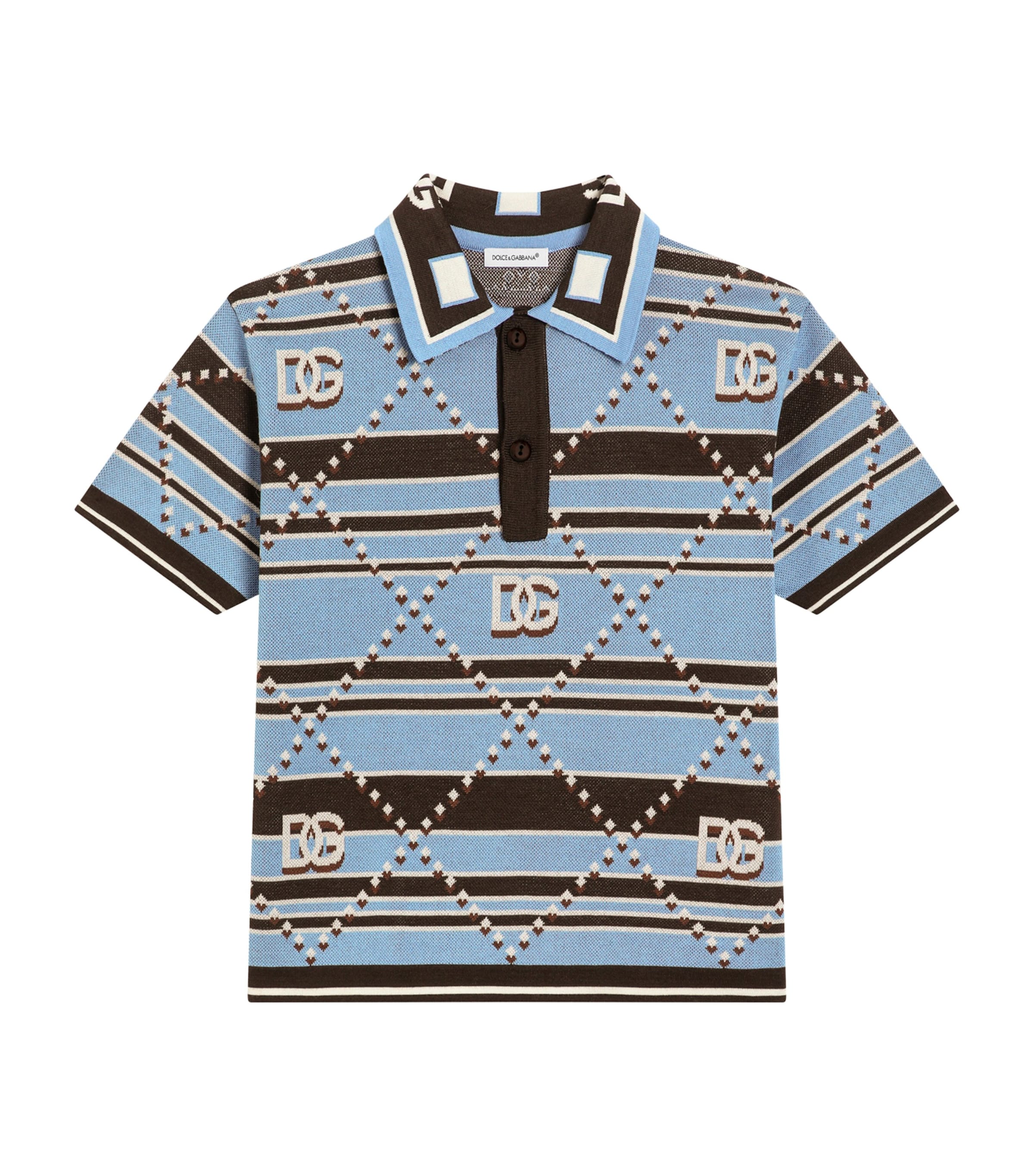 Dolce & Gabbana Kids Cotton Polo Shirt (8-12+ Years)