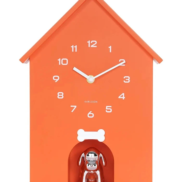 Karlsson Dog House Sesli Duvar Saati 36,5 x 26,5 cm