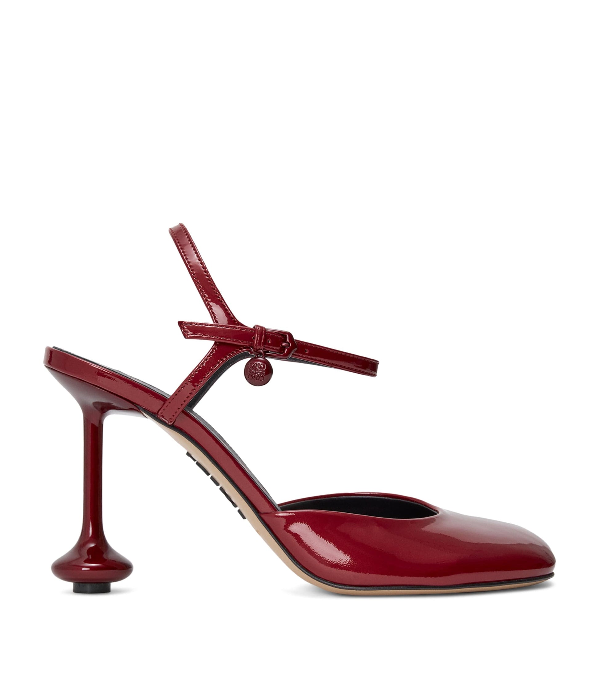 LOEWE Leather Ankle-Strap Toy Pumps 90