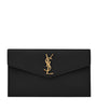 Saint Laurent Black Leather Uptown Clutch Bag