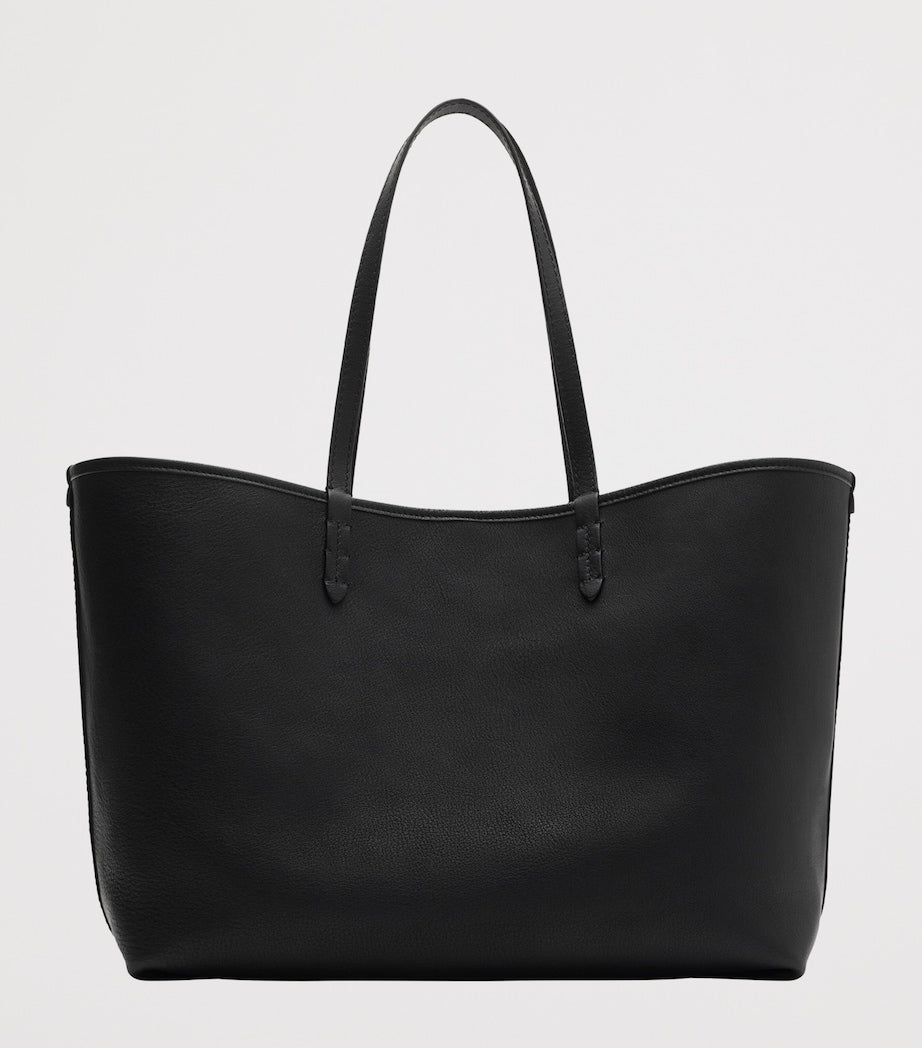 Burberry Black Leather Highlands Tote Bag