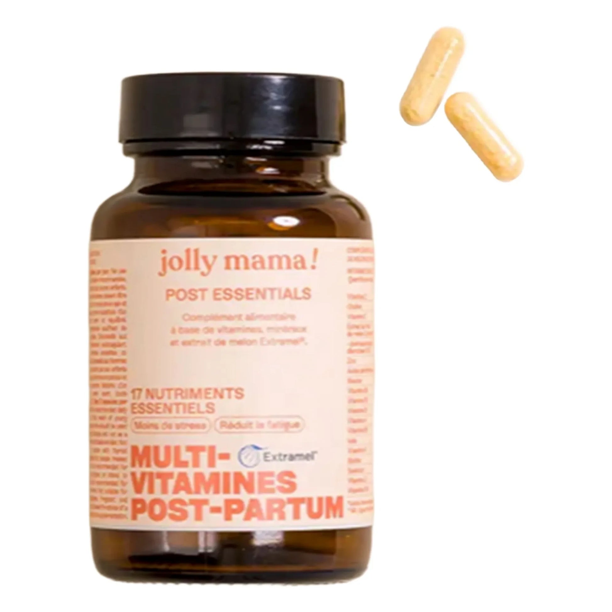Jolly Mama - Post Essentials food supplements - 60 capsules
