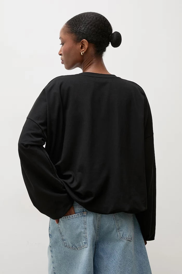 Pamuklu kadın sweatshirt