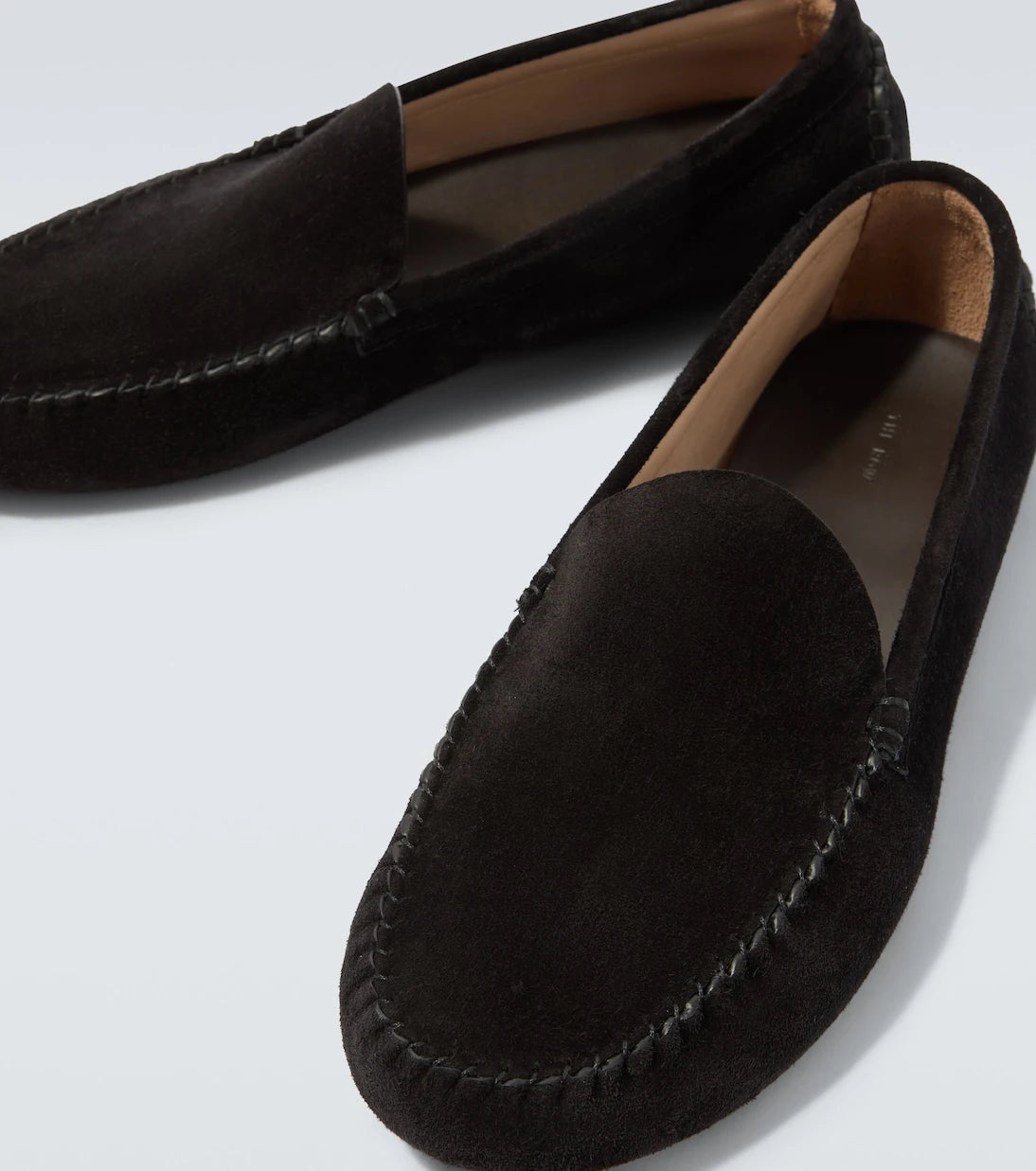 The Row - Lucca suede slip-on shoes