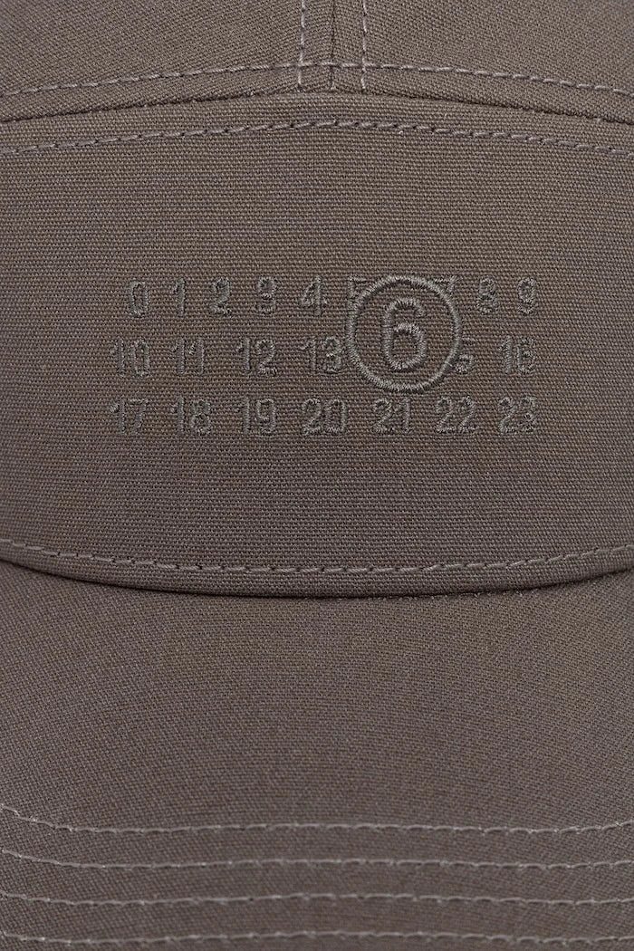 Памучна шапка с козирка MM6 Maison Margiela
