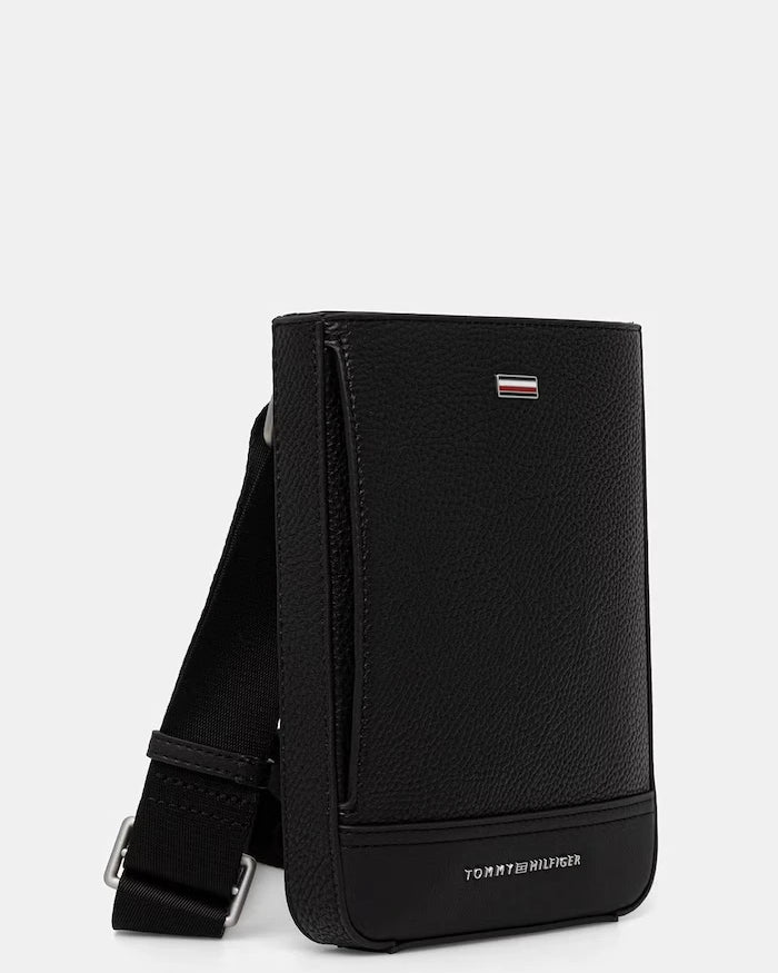 Tommy Hilfiger erkek suni deri omuz çantası