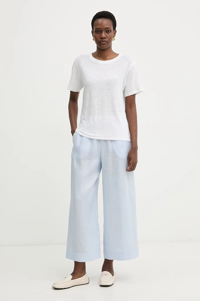 Weekend Max Mara тениска дамска с лен PELOTA