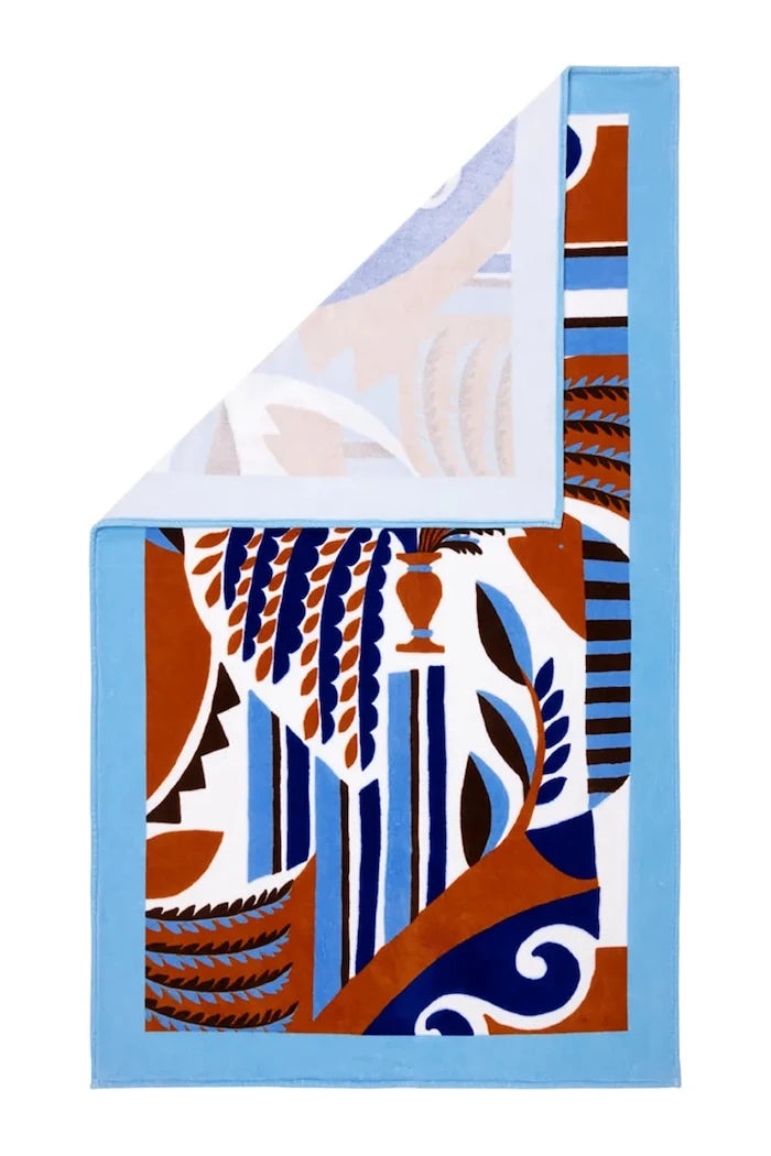 Olivier Desforges TERRASSE tekstil plaj havlusu 100 x 170 cm