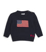 Ralph Lauren Kids Cotton American Flag Sweater (3-24 Months)