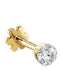 Maria Tash Yellow Gold and Diamond Threaded Stud Earring (2.5mm)