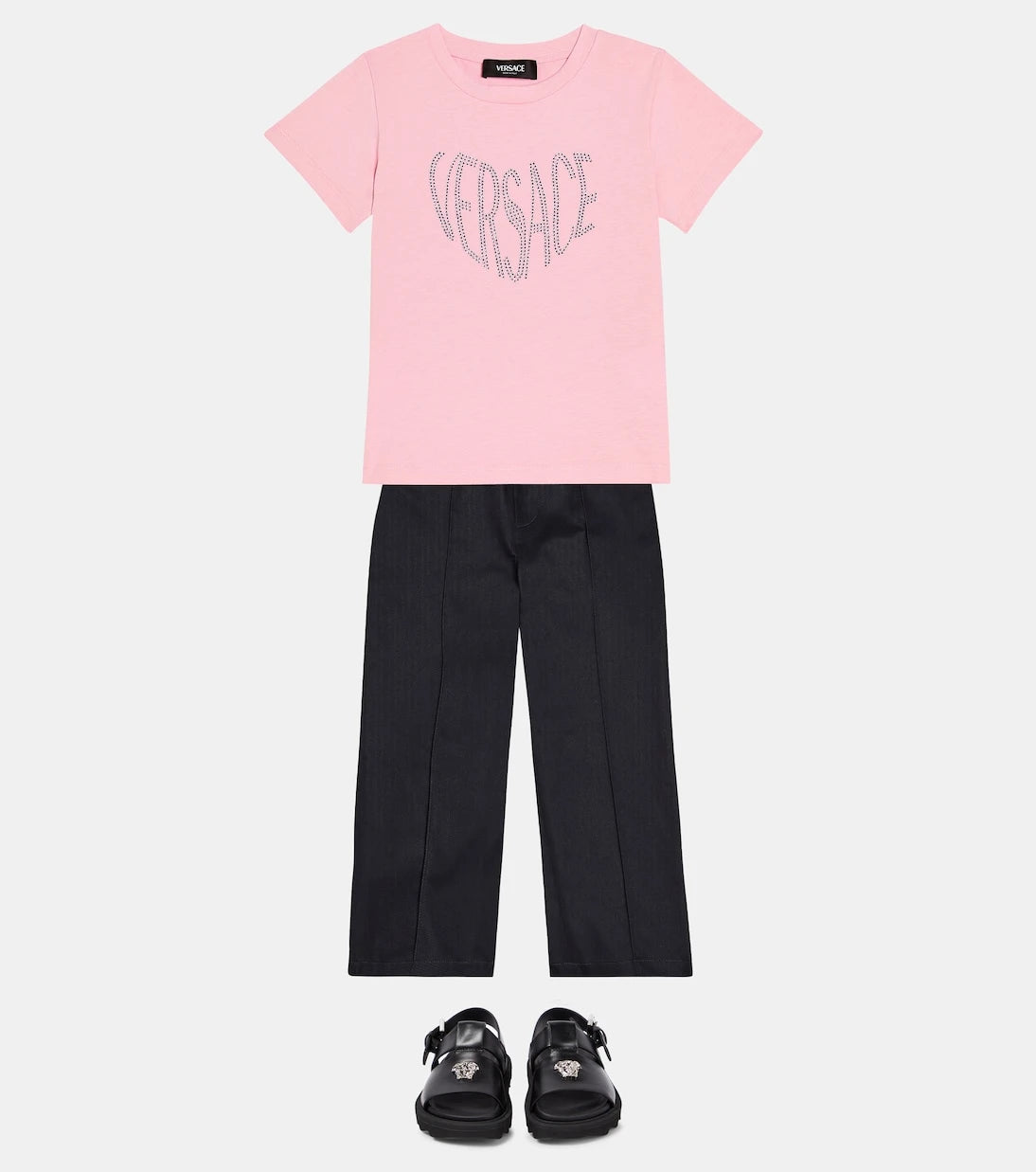 Versace Kids - Greca cotton pants