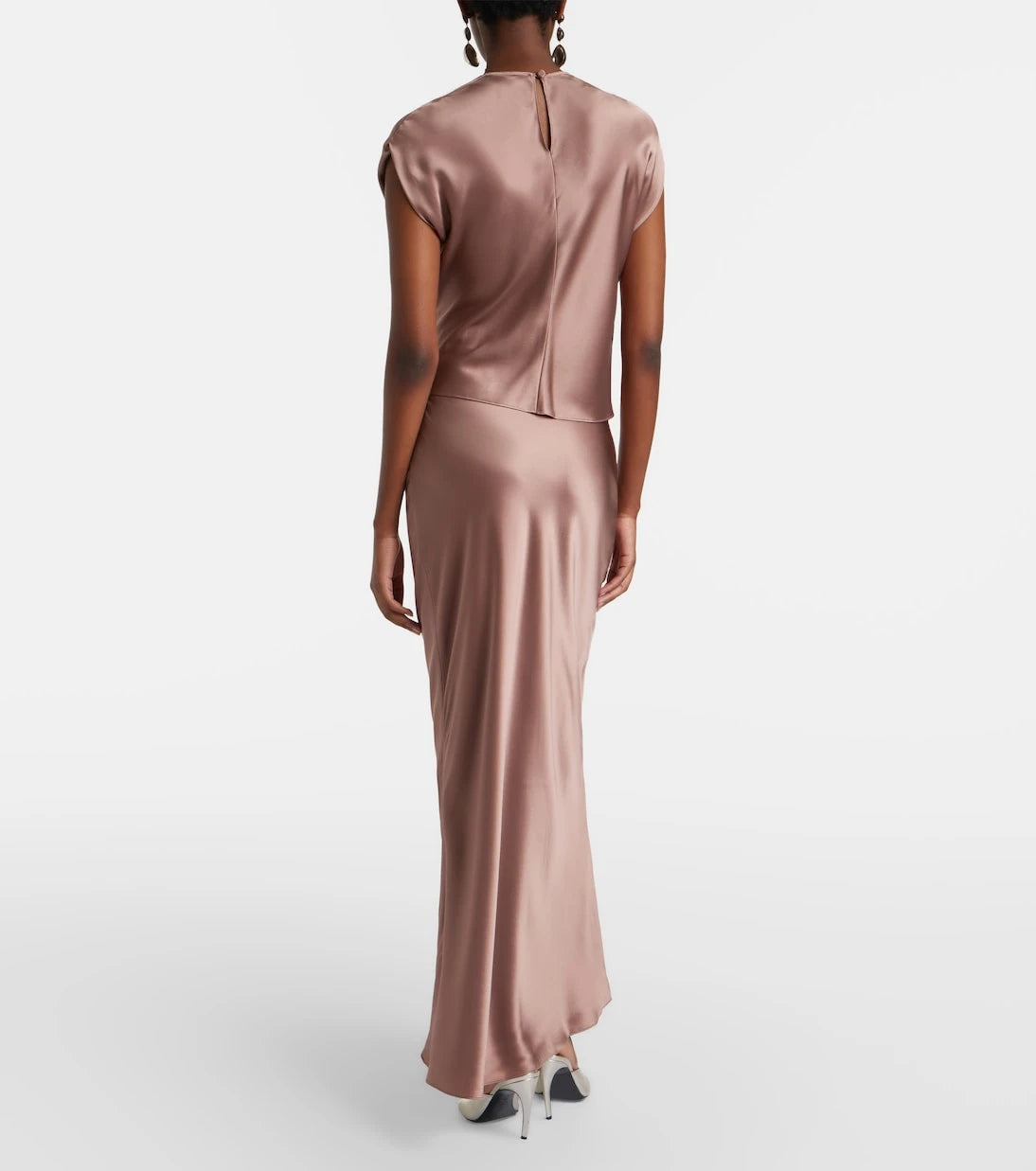 The Sei - Silk satin maxi skirt