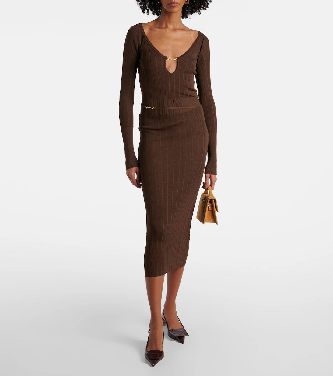 Jacquemus - Pralù logo ribbed-knit top