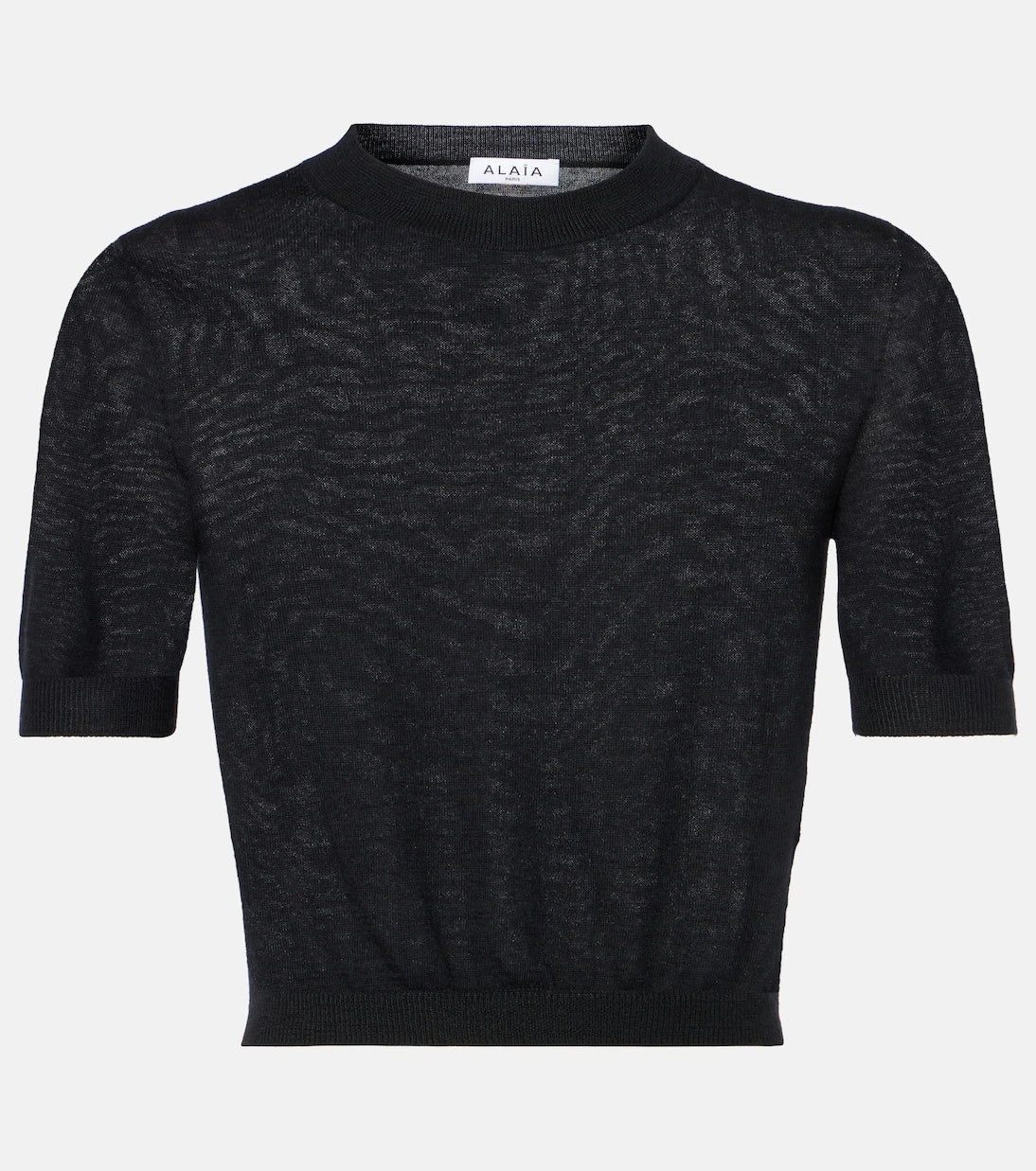 Alaïa - Cropped cashmere top