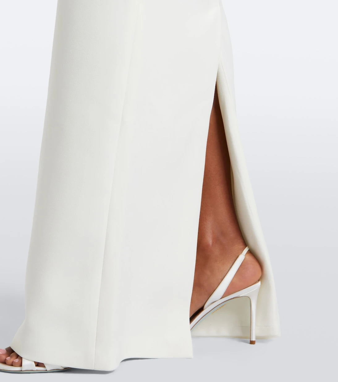 Safiyaa - One-shoulder crêpe gown