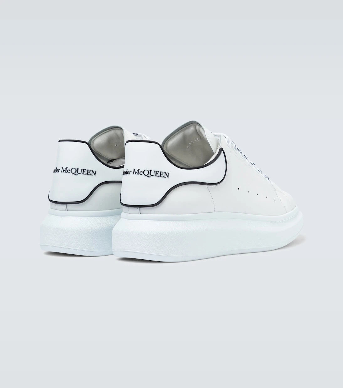 McQueen - Oversized leather sneakers