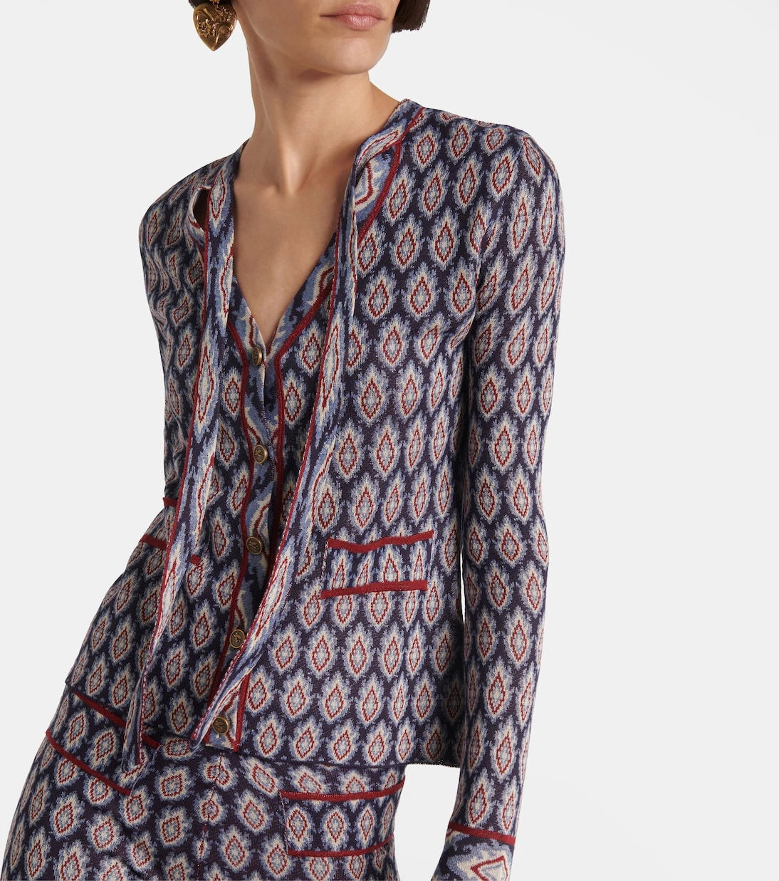 Etro - Scarf-detail cardigan