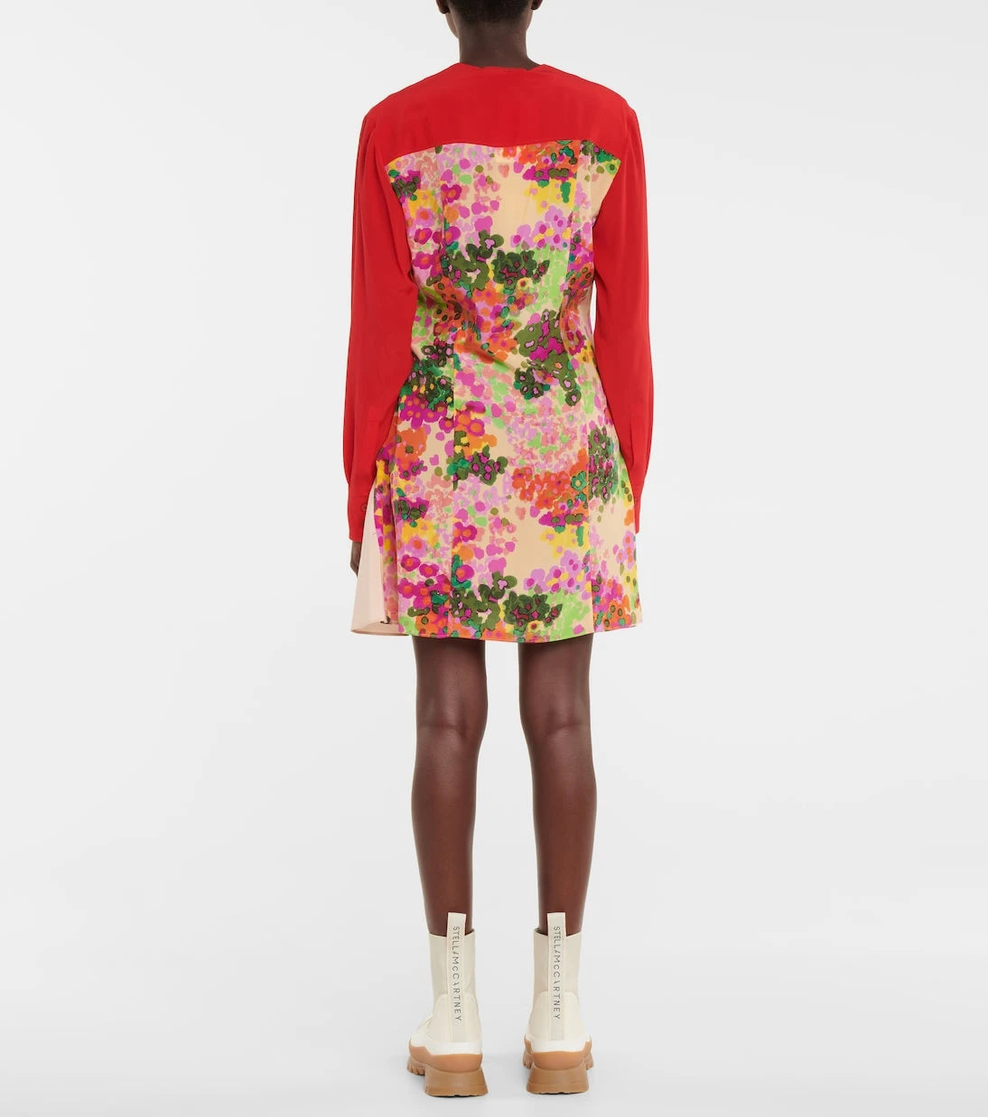 Stella McCartney - Printed silk minidress