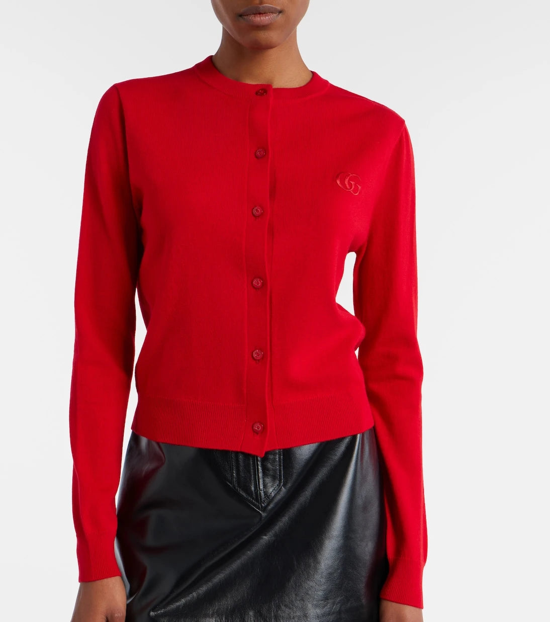 Gucci - Double G wool cardigan