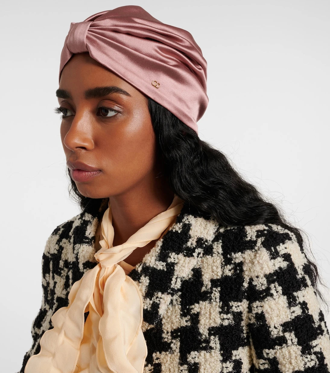 Valentino - Silk satin head wrap